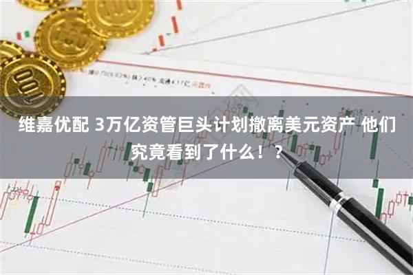 维嘉优配 3万亿资管巨头计划撤离美元资产 他们究竟看到了什么！？