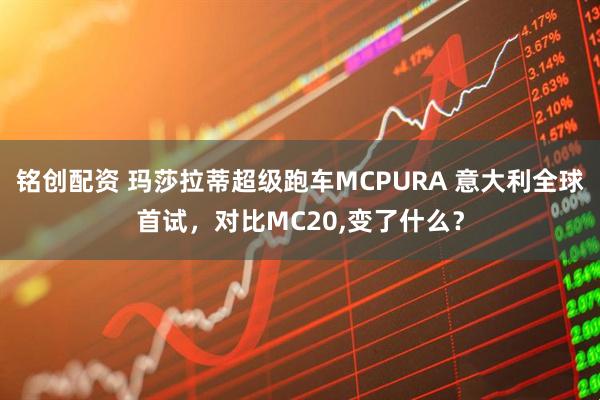 铭创配资 玛莎拉蒂超级跑车MCPURA 意大利全球首试，对比MC20,变了什么？